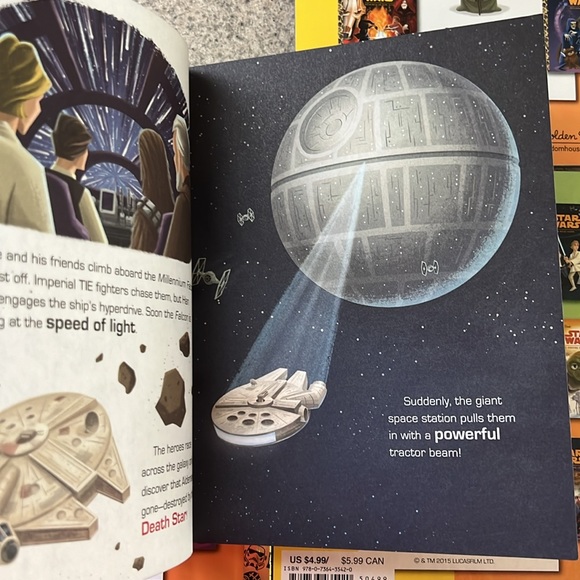 A little Golden Book Star Wars books - Picture 7 of 9